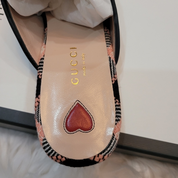 *GUCCI* Princetown Tweed Slide - Picture 6 of 9